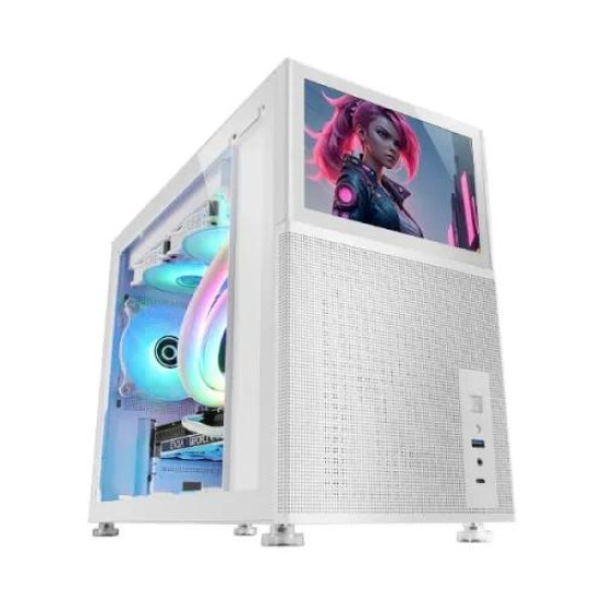 Xtreme D777W Mid Tower Casing With 7-inch Display Xtreme D777W Mid Tower Casing With 7-inch Display