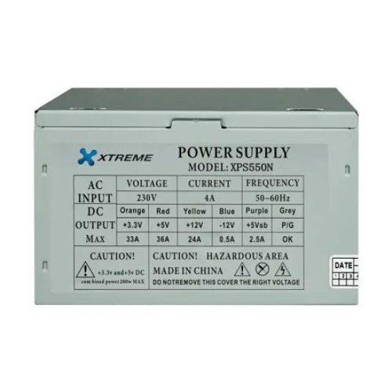 Xtreme XPS550N 550W ATX Power Supply Xtreme XPS550N 550W ATX Power Supply