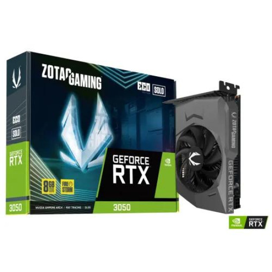 ZOTAC GAMING GeForce RTX 3050 ECO Solo 8GB GDDR6 Graphics Card ZOTAC GAMING GeForce RTX 3050 ECO Solo 8GB GDDR6 Graphics Card