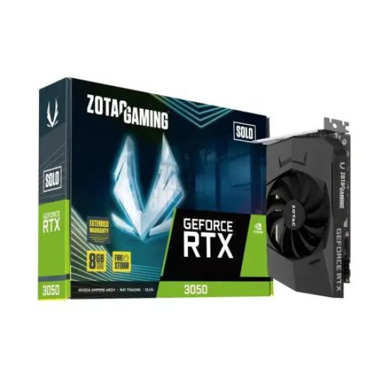 ZOTAC GAMING GeForce RTX 3050 Solo 8GB GDDR6 Graphics Card ZOTAC GAMING GeForce RTX 3050 Solo 8GB GDDR6 Graphics Card