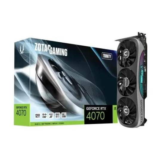 ZOTAC GAMING GeForce RTX 4070 Trinity 12GB GDDR6X Graphics Card ZOTAC GAMING GeForce RTX 4070 Trinity 12GB GDDR6X Graphics Card