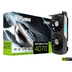ZOTAC GAMING GeForce RTX 4070 Twin Edge 12GB GDDR6X Graphics Card ZOTAC GAMING GeForce RTX 4070 Twin Edge 12GB GDDR6X Graphics Card
