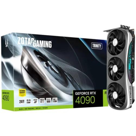 ZOTAC GAMING GeForce RTX 4090 Trinity 24GB GDDR6X Graphics Card ZOTAC GAMING GeForce RTX 4090 Trinity 24GB GDDR6X Graphics Card