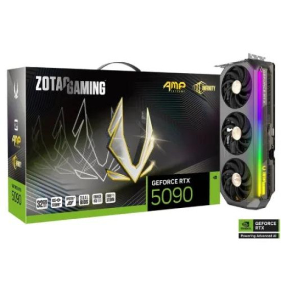 ZOTAC GAMING GeForce RTX 5090 AMP Extreme INFINITY 32GB GDDR7 Graphics Card ZOTAC GAMING GeForce RTX 5090 AMP Extreme INFINITY 32GB GDDR7 Graphics Card