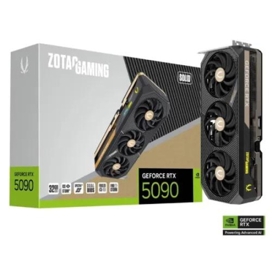 ZOTAC GAMING GeForce RTX 5090 SOLID 32GB GDDR7 Graphics Card ZOTAC GAMING GeForce RTX 5090 SOLID 32GB GDDR7 Graphics Card