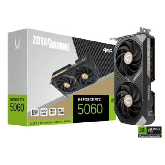 ZOTAC GeForce RTX 5060 AMP 8GB GDDR7 Graphics Card ZOTAC GeForce RTX 5060 AMP 8GB GDDR7 Graphics Card